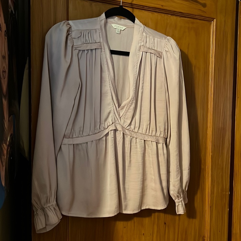 Lucky Brand satin blouse
